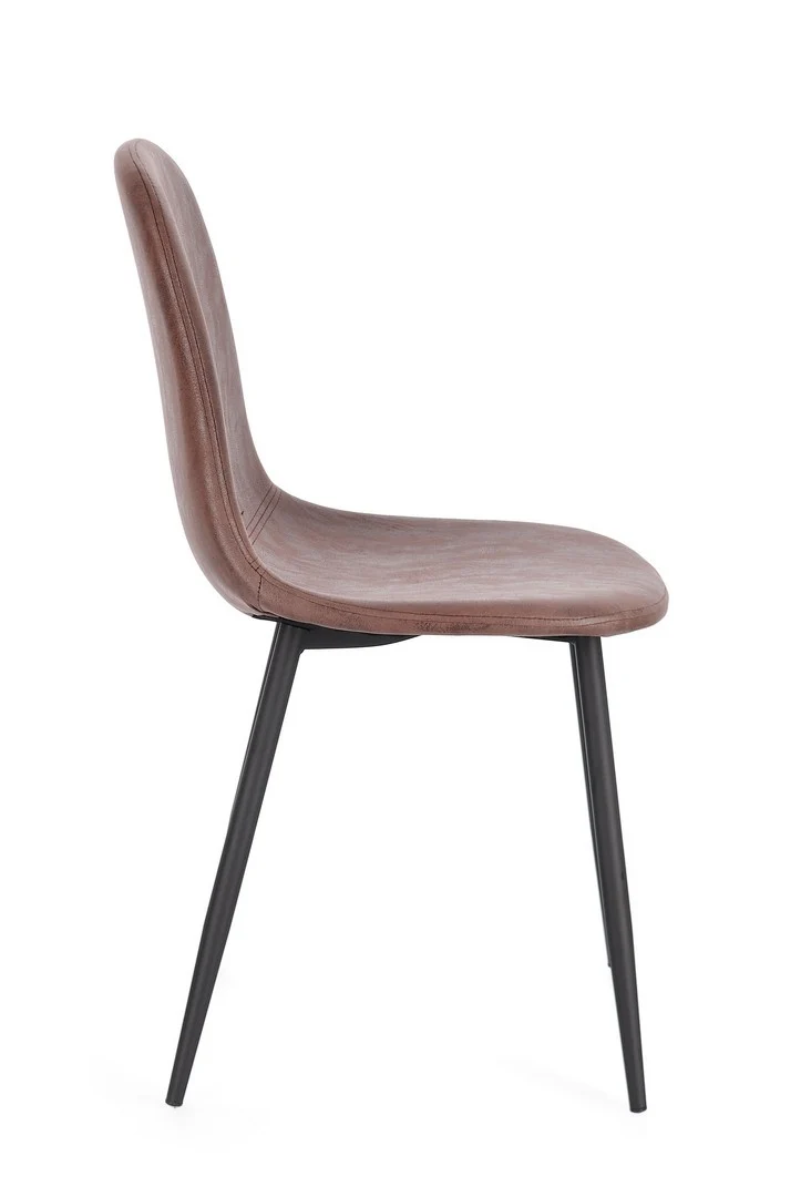 Sedia "Irelia" con struttura seduta e schienale in compensato, per arredo interno 52,5 x 42,5 x h 90 cm