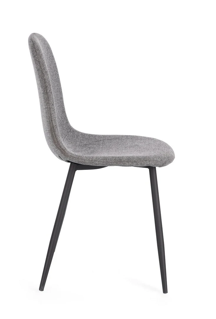 Sedia "Irelia" con struttura seduta e schienale in compensato, per arredo interno 52,5 x 42,5 x h 90 cm