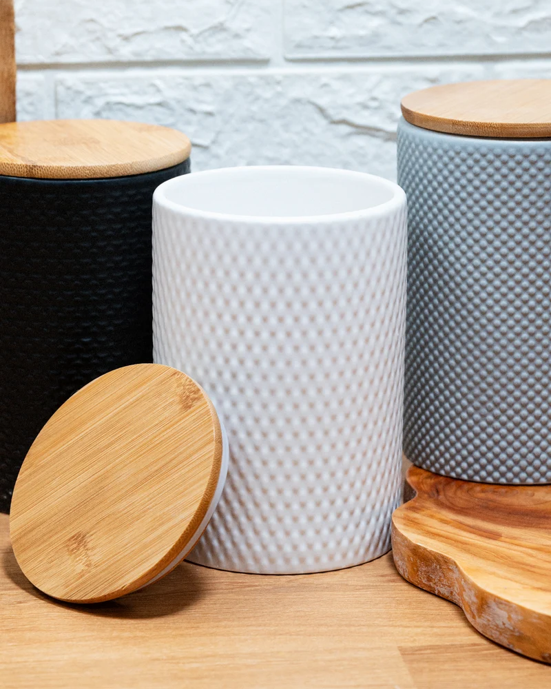 Set barattoli in ceramica Circle