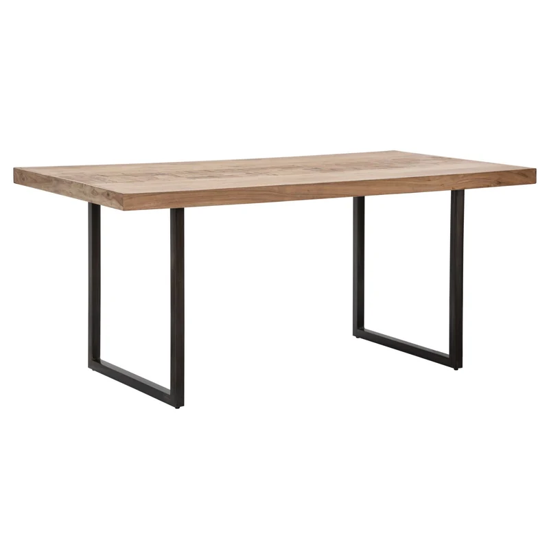 Tavolo "Mumbai" in legno di acacia per cucina e soggiorno 175 x 90 cm