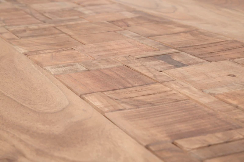 Tavolo "Mumbai" in legno di acacia per cucina e soggiorno 175 x 90 cm