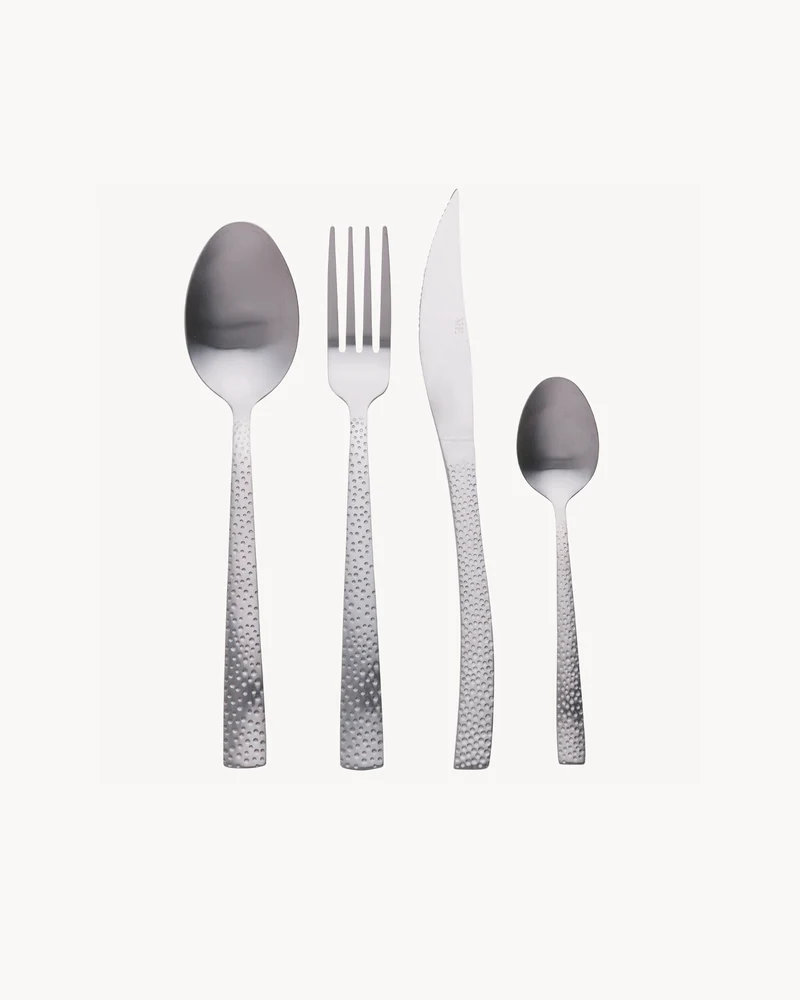 Set 24 posate in acciaio Stone