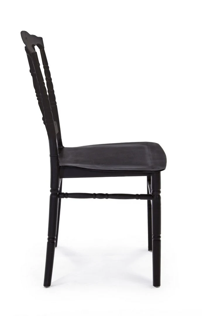 Sedia "Cooper" con seduta e gambe in polipropilene, per arredo interno 40,5 x 41 x h 89 cm