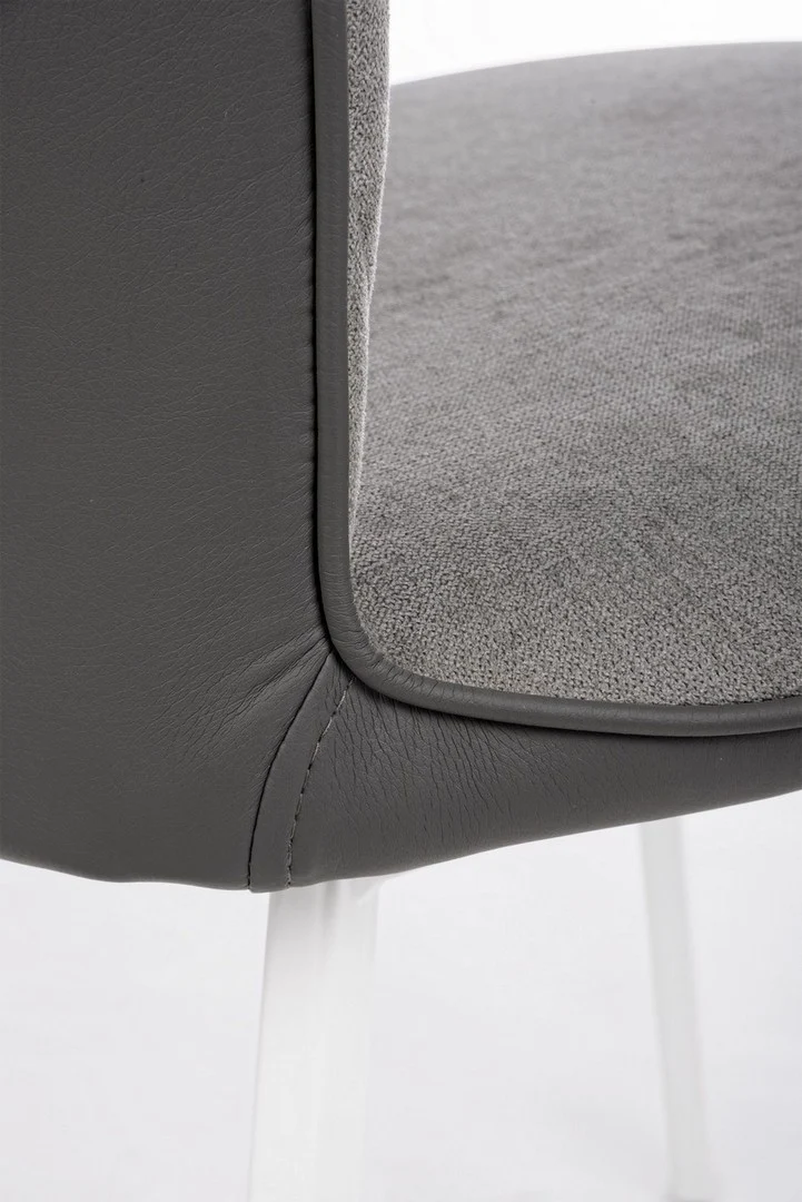 Sedia "Angelica" con struttura in acciaio e compensato, per arredo interno 50 x 63 x h 92 cm
