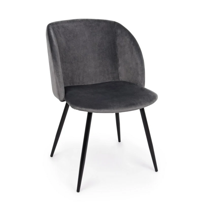 Sedia "Crown" con struttura in compensato, per arredo interno 53 x 60 x h 82 cm