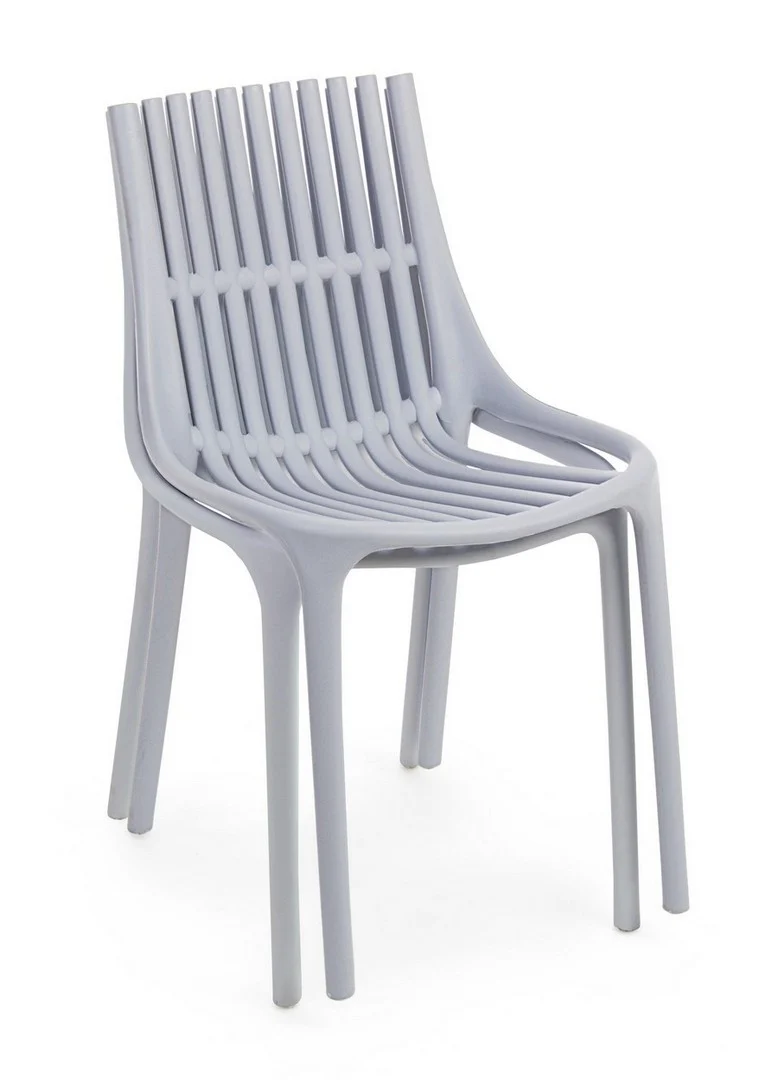 Sedia "Cassandra" con struttura e seduta in plastica (pp), per arredo interno 55 x 46 x h 81 cm