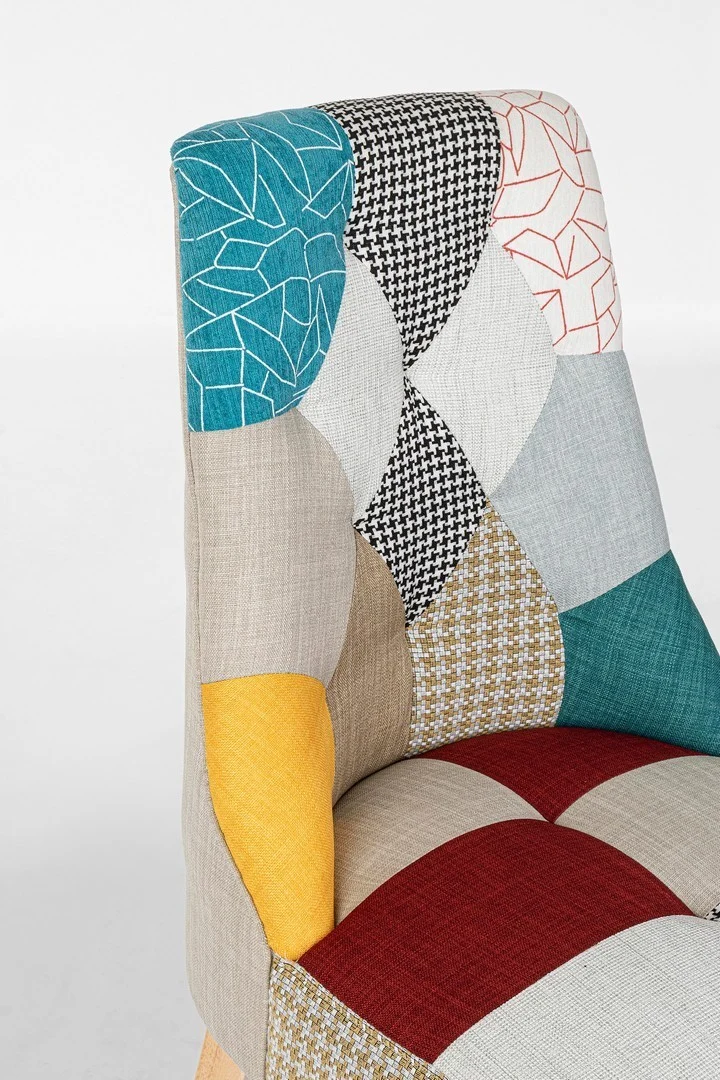 Sedia "Galatea" con struttura in legno di pino e compensato, per arredo interno 51 x 62 x h 93 cm