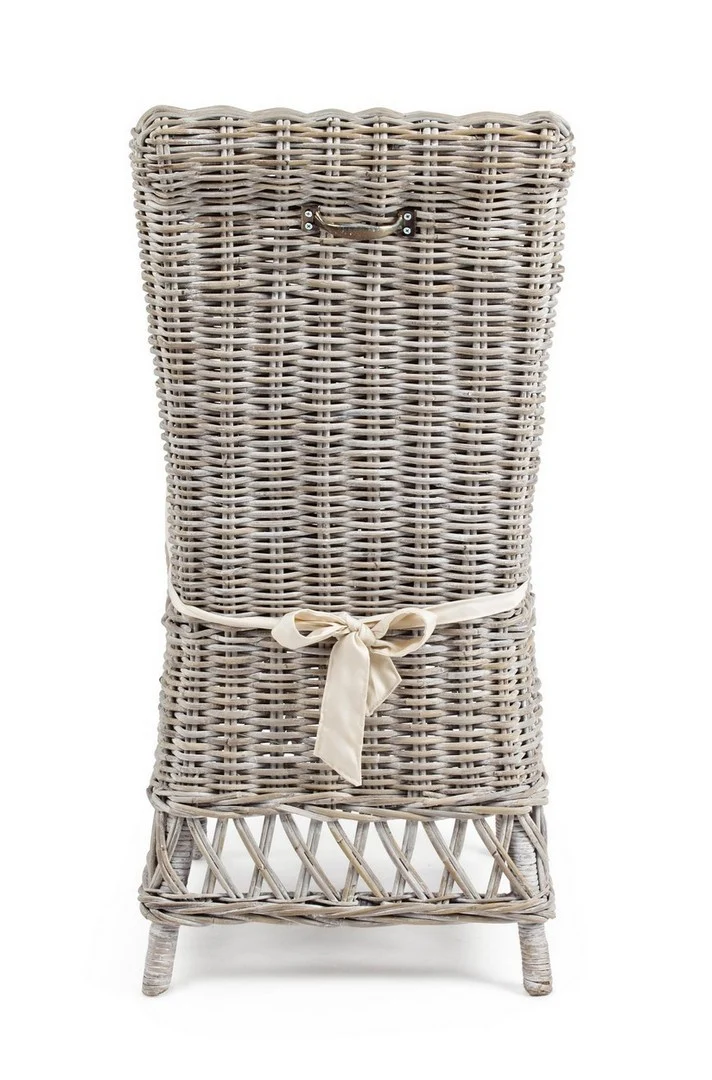 Sedia "Warna" con struttura in rattan, per arredo interno 47 x 55 x h 100 cm