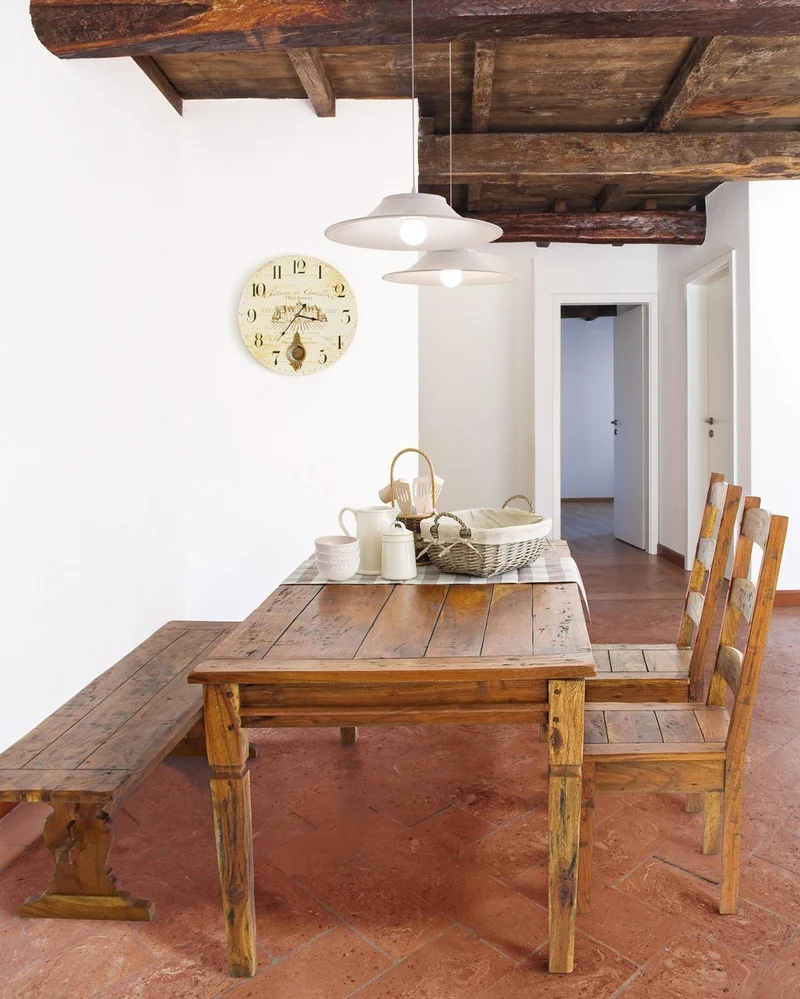 Sedia "Chateaux" con legno d'acacia indiano massiccio, per arredo interno 45 x 45 x h 105 cm