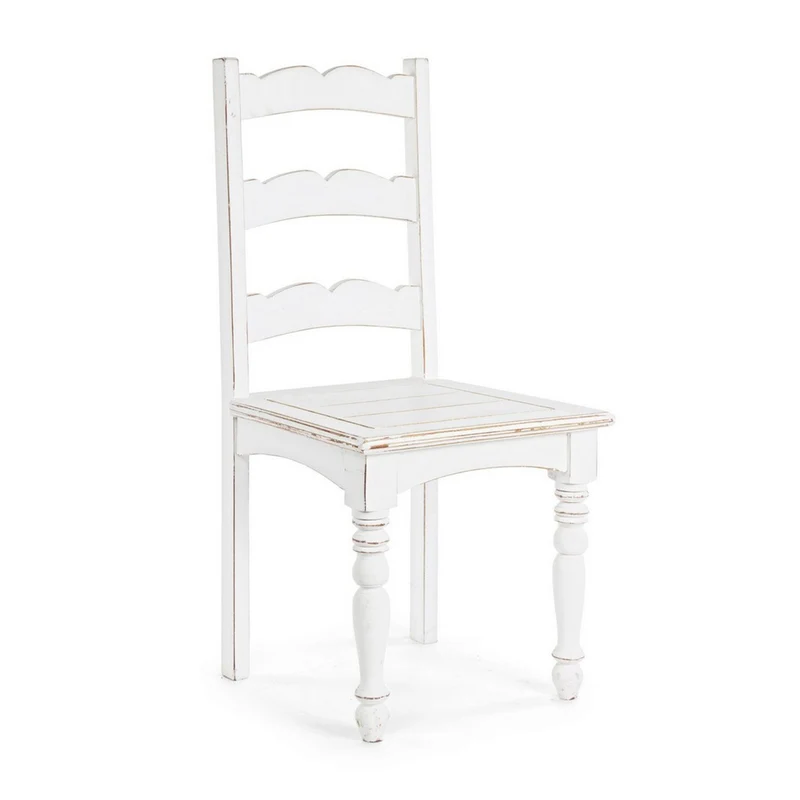 Sedia "Colette" con legno mango massiccio, per arredo interno 45 x 45 x h 102 cm