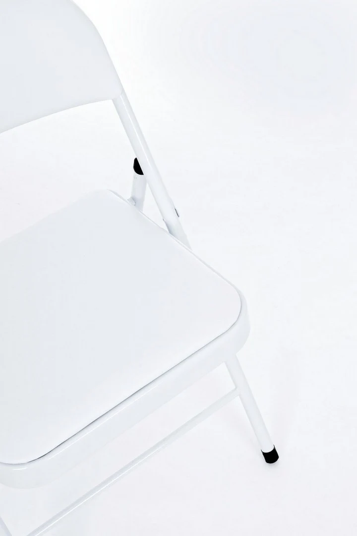 Sedia "Felicity" con struttura in tubolare di acciaio ø22 mm verniciato a polvere (poliestere), per arredo interno 45 x 45 x h 78 cm