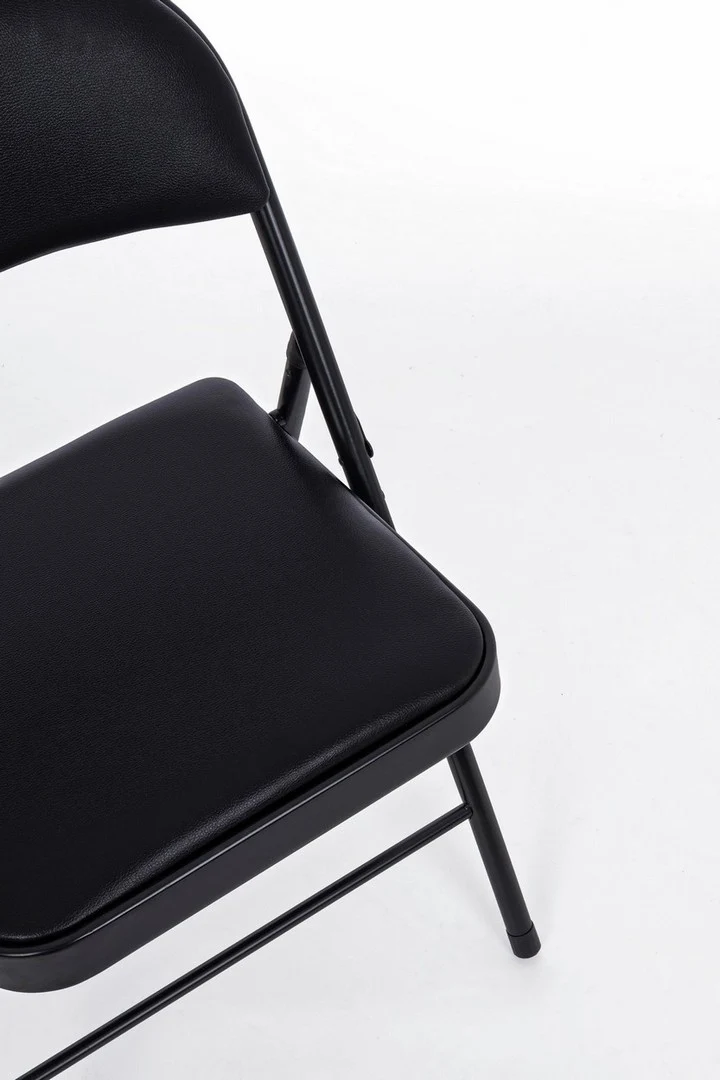 Sedia "Felicity" con struttura in tubolare di acciaio ø22 mm verniciato a polvere (poliestere), per arredo interno 45 x 45 x h 78 cm