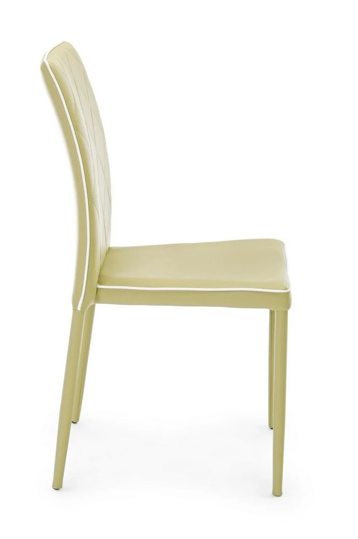 Sedia "Achille" con struttura in acciaio, per arredo interno 43,5 x 53,5 x h 92 cm