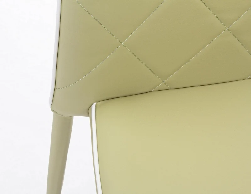 Sedia "Achille" con struttura in acciaio, per arredo interno 43,5 x 53,5 x h 92 cm