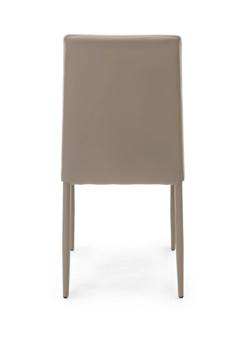Sedia "Achille" con struttura in acciaio, per arredo interno 43,5 x 53,5 x h 92 cm