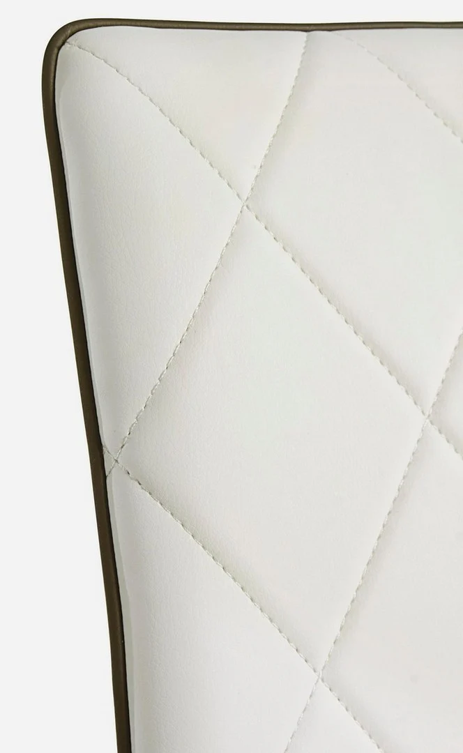 Sedia "Achille" con struttura in acciaio, per arredo interno 43,5 x 53,5 x h 92 cm