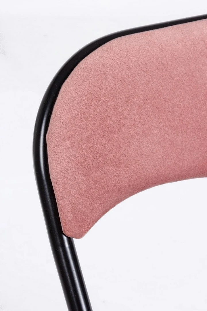 Sedia "Amal" con struttura in tubolare di acciaio verniciato a polvere ø19 mm, per arredo interno 43,5 x 43,5 x h 79 cm