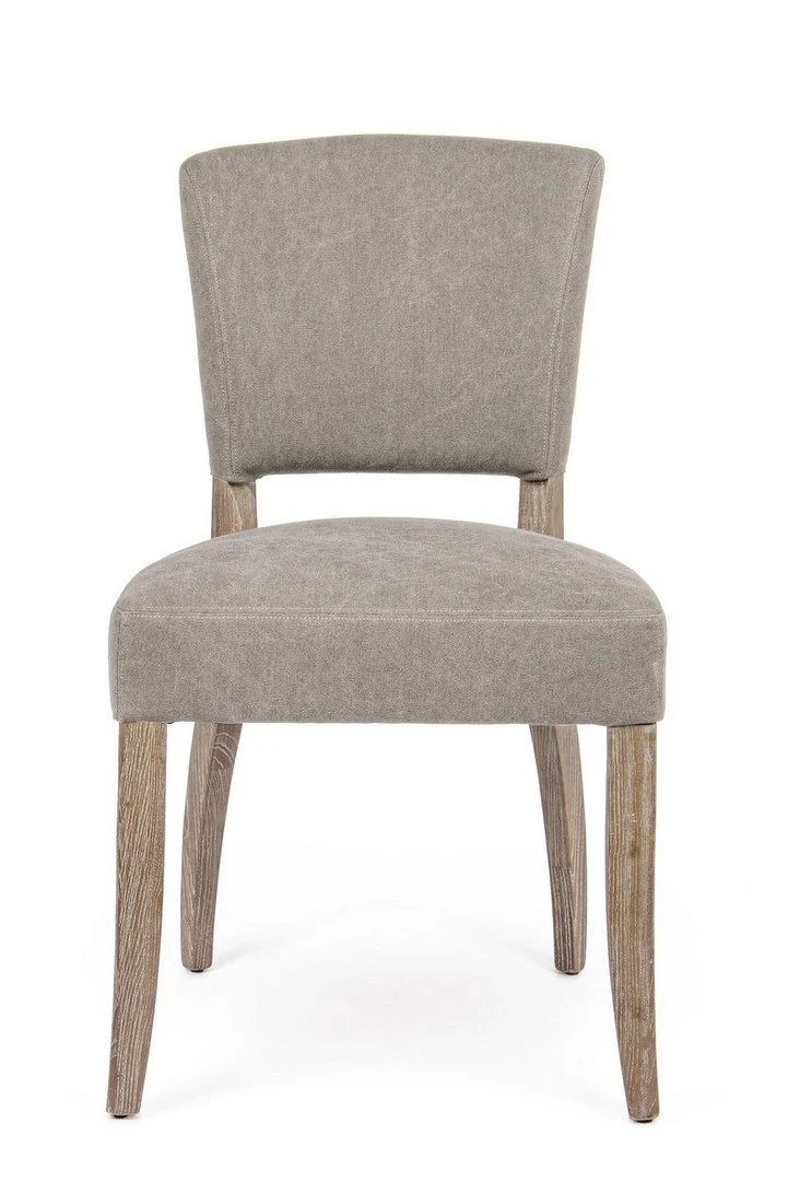 Sedia "Maratriz" con struttura in legno di frassino con finitura a base di nitrocellulosa, per arredo interno 52 x 63 x h 90 cm
