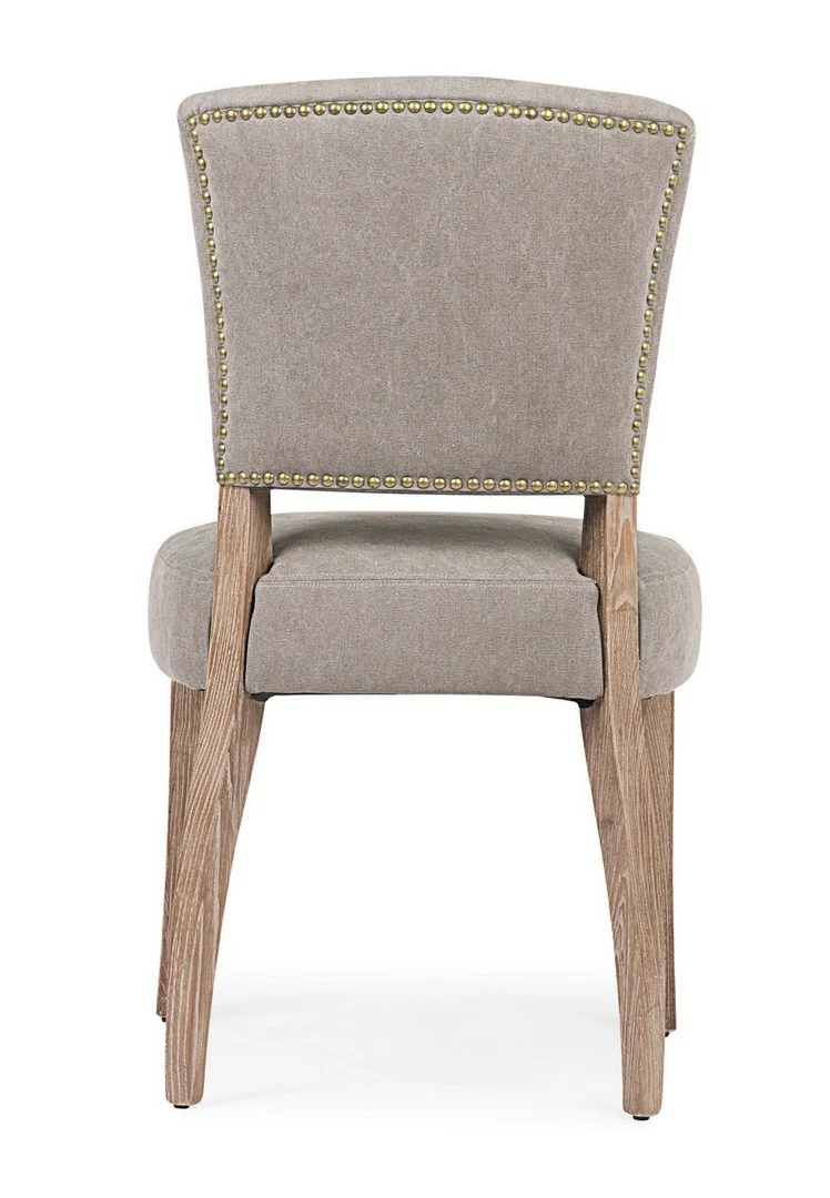 Sedia "Maratriz" con struttura in legno di frassino con finitura a base di nitrocellulosa, per arredo interno 52 x 63 x h 90 cm