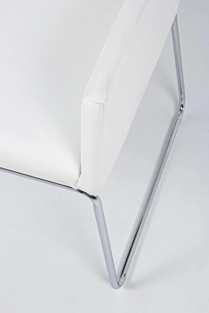 Sedia "Sixty Text" con struttura in acciaio e compensato, per arredo interno con braccioli, 60 x 54 x h 80,5 cm