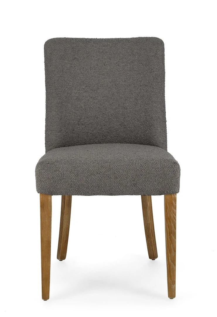 Sedia "Beatriz" con struttura in legno di quercia, per arredo interno 48 x 57 x h 88 cm