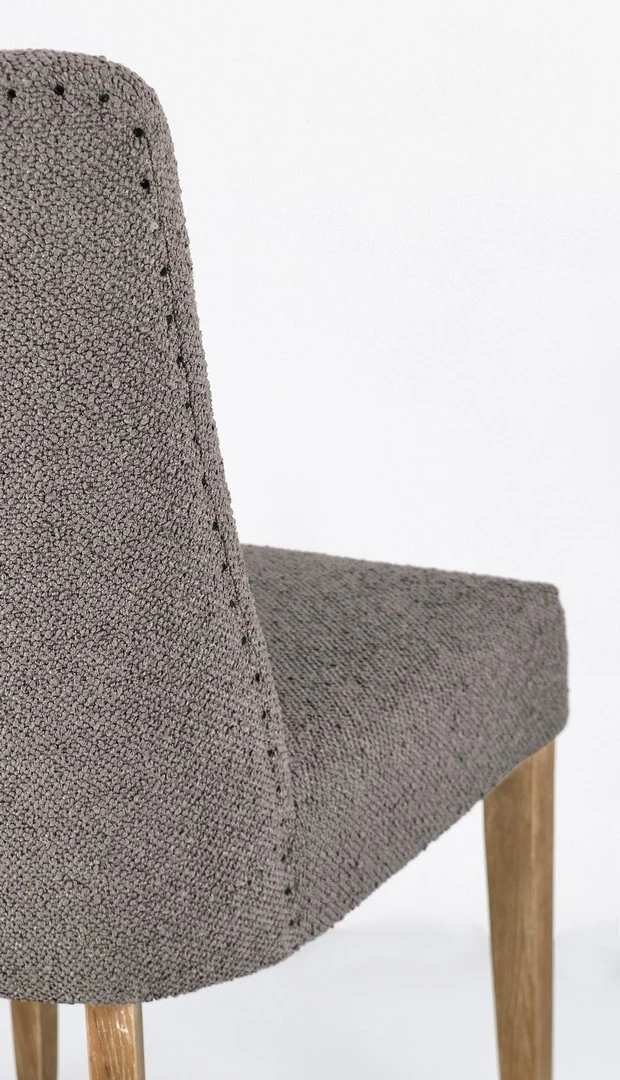 Sedia "Beatriz" con struttura in legno di quercia, per arredo interno 48 x 57 x h 88 cm