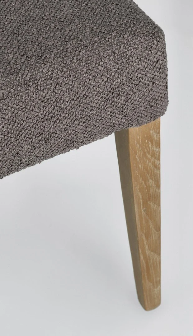 Sedia "Beatriz" con struttura in legno di quercia, per arredo interno 48 x 57 x h 88 cm