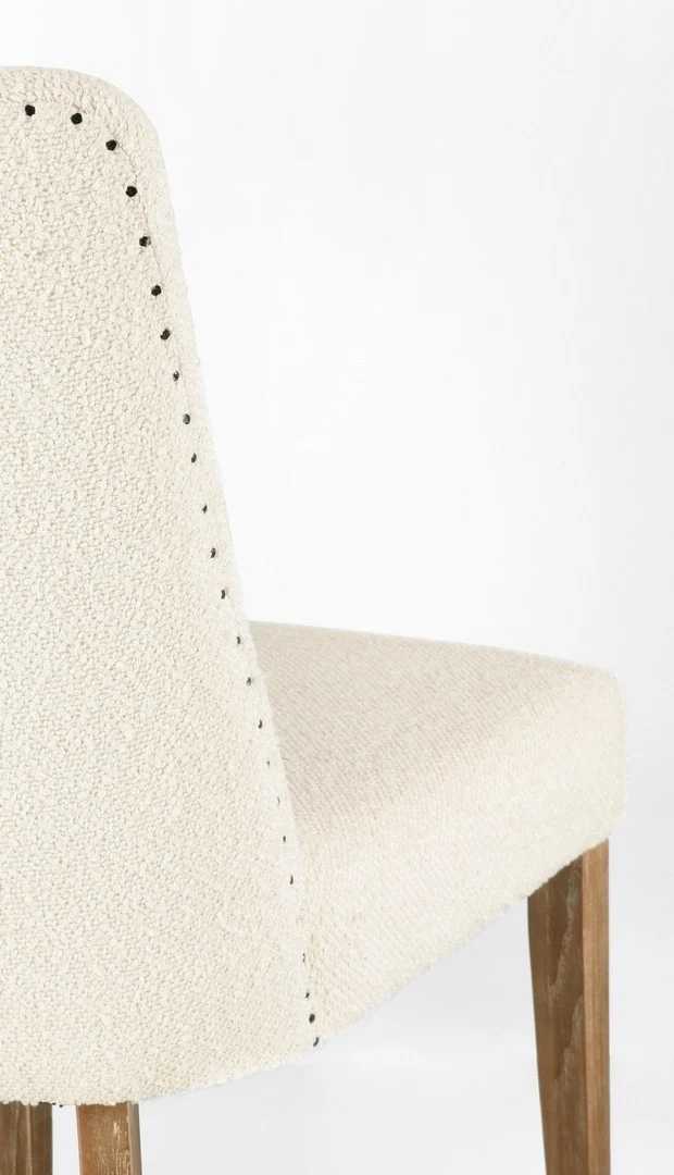 Sedia "Beatriz" con struttura in legno di quercia, per arredo interno 48 x 57 x h 88 cm