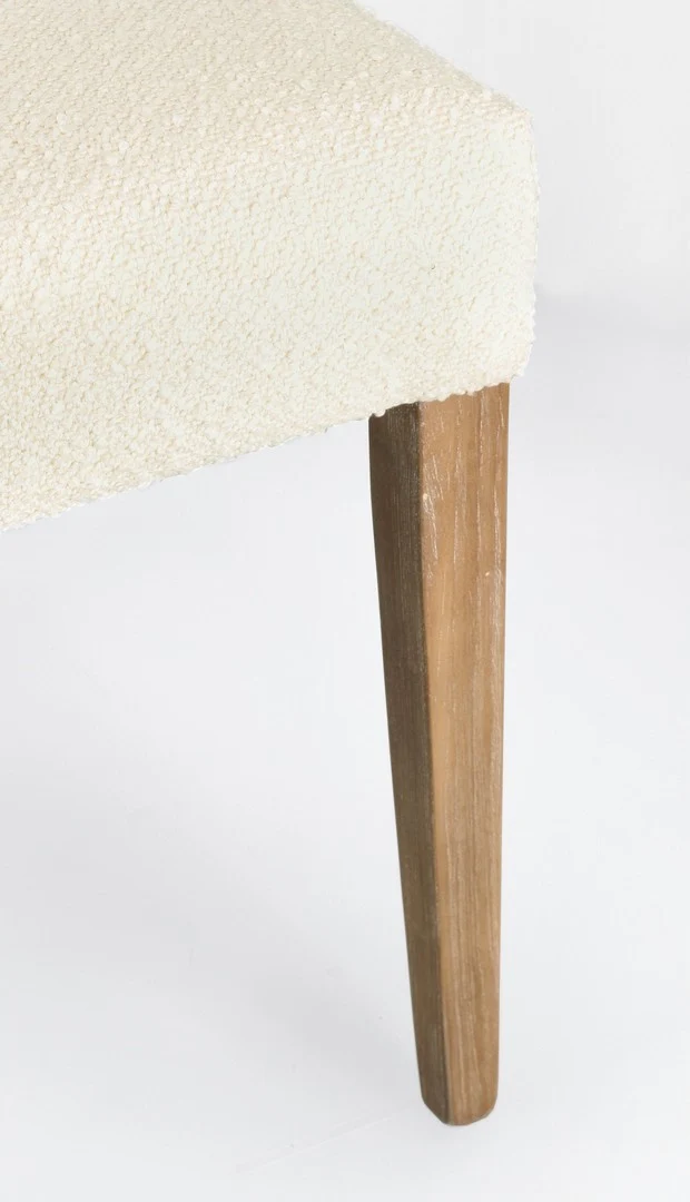Sedia "Beatriz" con struttura in legno di quercia, per arredo interno 48 x 57 x h 88 cm