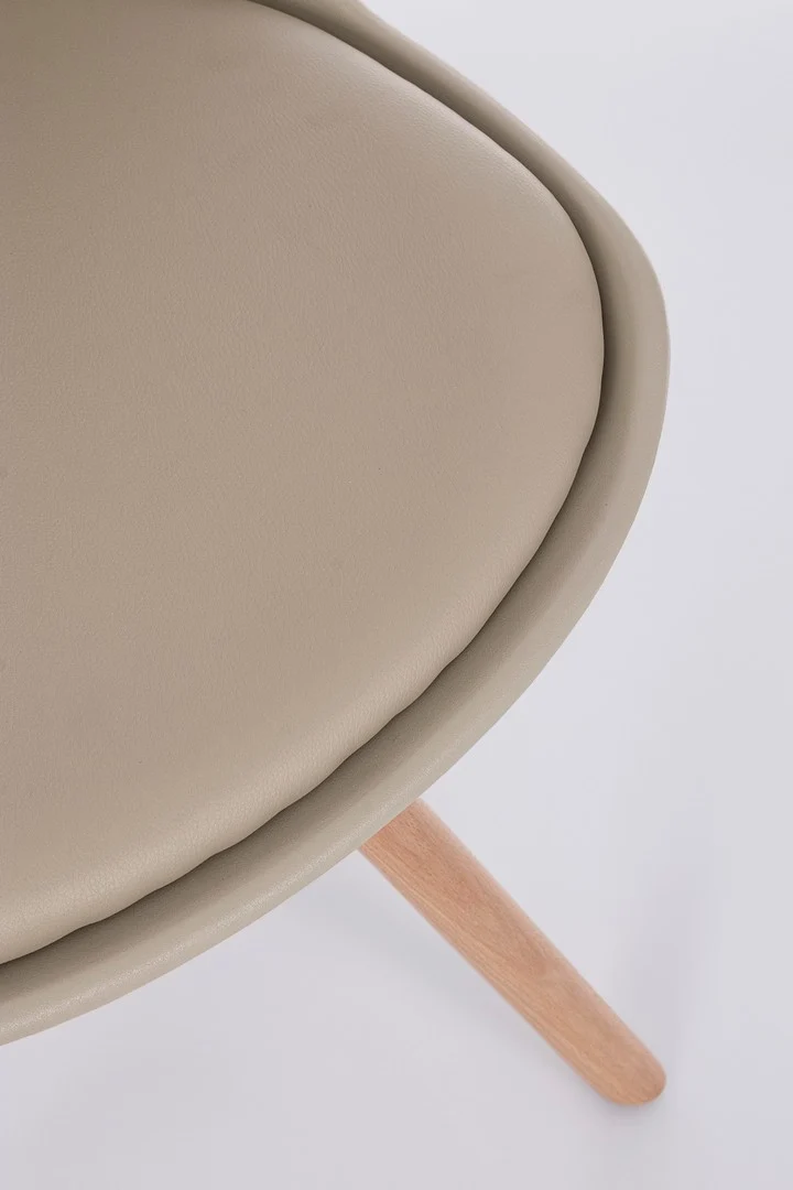 Sedia "New Trend" con gambe in legno di faggio, per arredo interno 54 x 49 x h 83,5 cm
