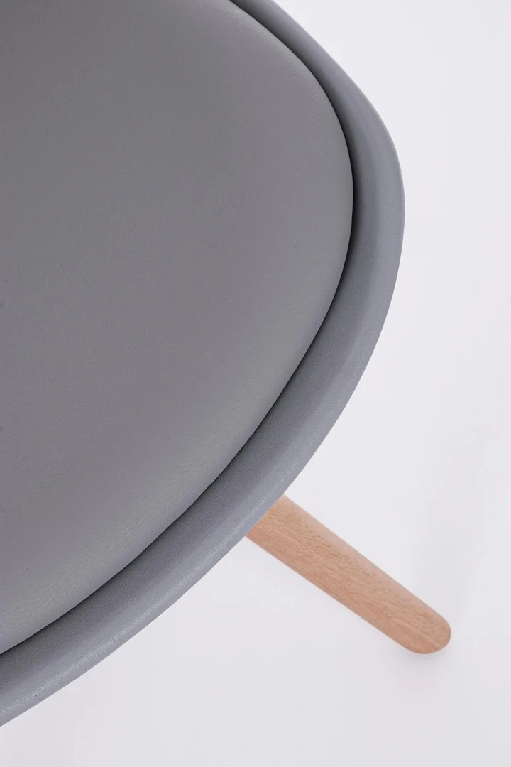 Sedia "New Trend" con gambe in legno di faggio, per arredo interno 54 x 49 x h 83,5 cm