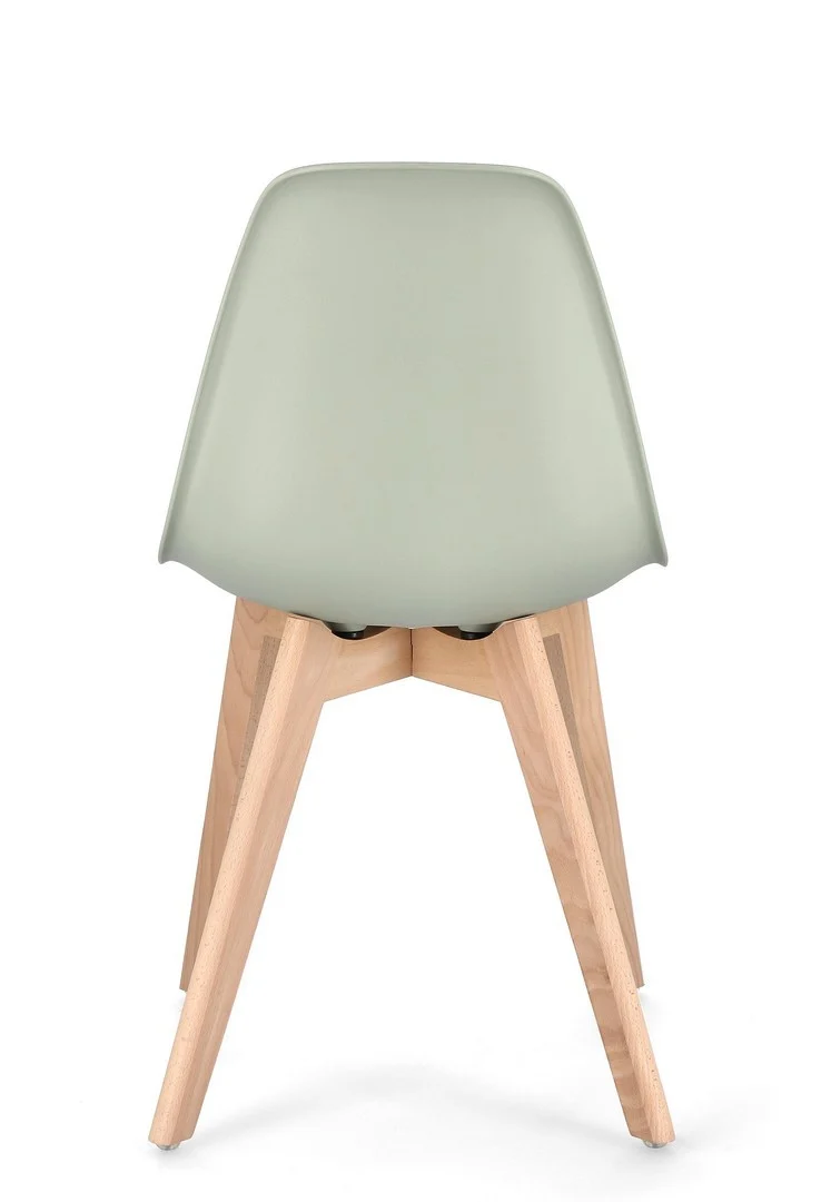 Sedia "System" con gambe in legno di faggio, per arredo interno 51,5 x 46,5 x h 86 cm
