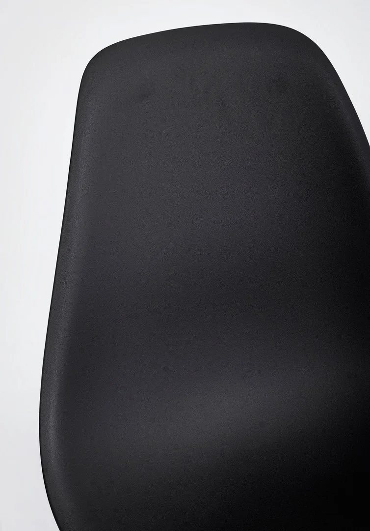 Sedia "System" con gambe in legno di faggio, per arredo interno 51,5 x 46,5 x h 86 cm