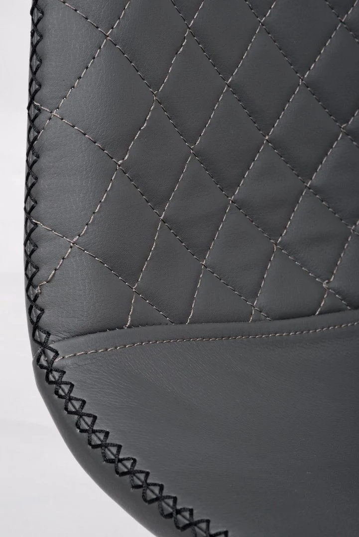 Sedia "Amanda" con struttura in acciaio e compensato, per arredo interno 45 x 54 x h 87 cm