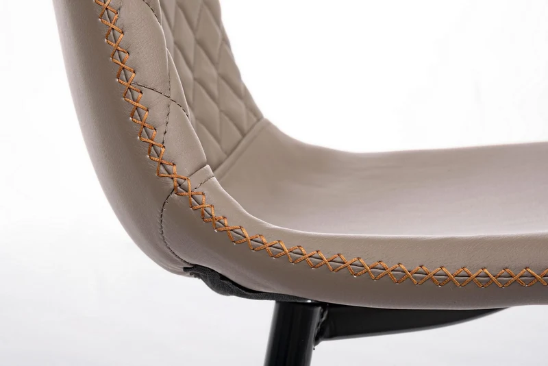 Sedia "Amanda" con struttura in acciaio e compensato, per arredo interno 45 x 54 x h 87 cm