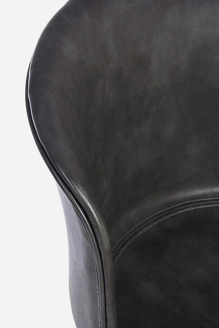 Sedia "Loft" con gambe in acciaio verniciato a polvere epossidica, per arredo interno 56 x 54 x h 76 cm