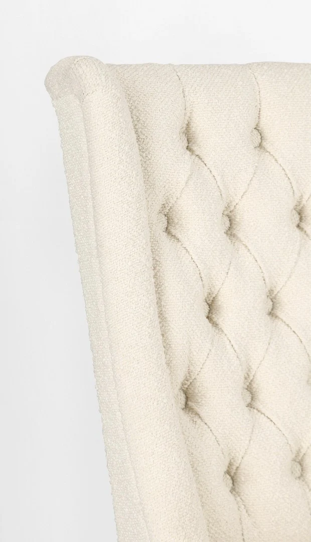 Sedia "Columbia" con struttura in legno di quercia, per arredo interno 51 x 63 x h 104 cm