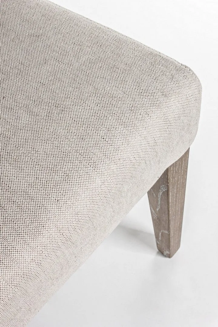 Sedia "Columbia" con struttura in legno di quercia, per arredo interno 51 x 63 x h 104 cm