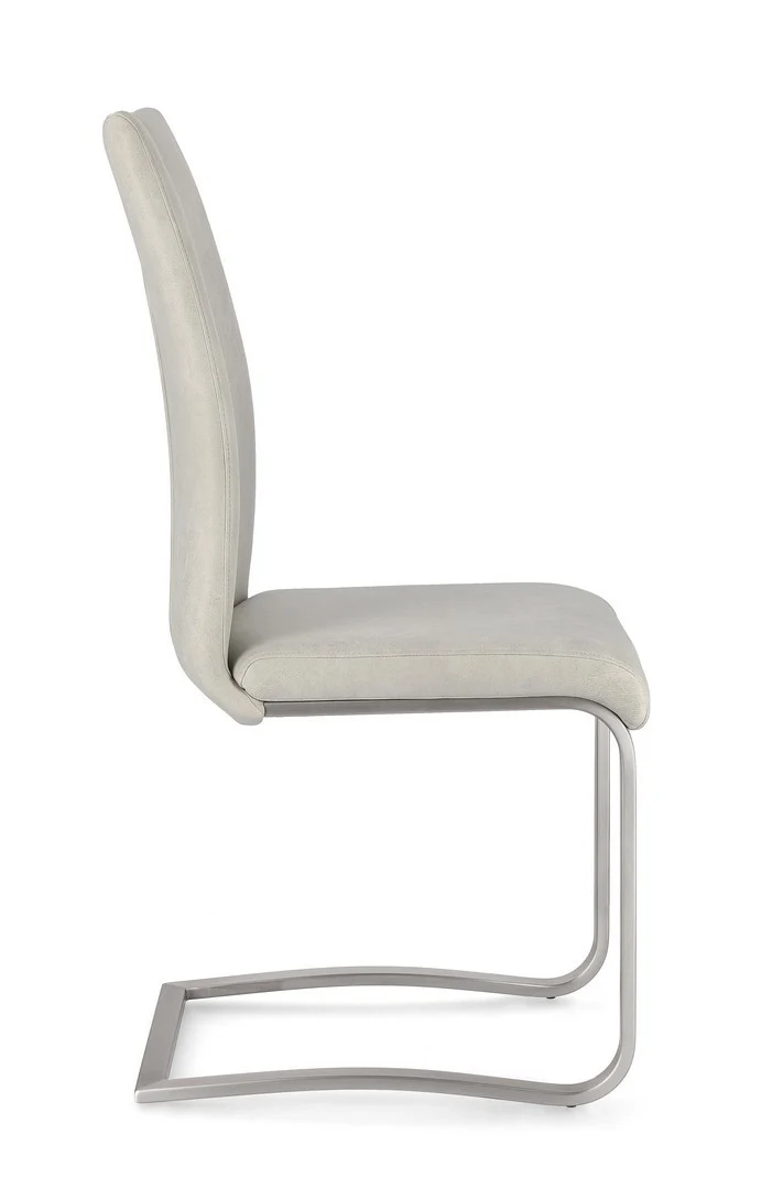 Sedia "Kenneth" con gambe in acciaio verniciato a polvere epossidica, per arredo interno 42 x 56 x h 102 cm