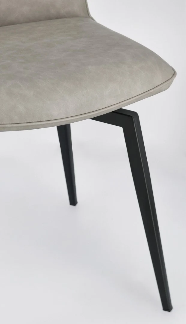 Sedia "Lawrence" con gambe in acciaio verniciato a polvere epossidica, per arredo interno 48 x 64 x h 92 cm
