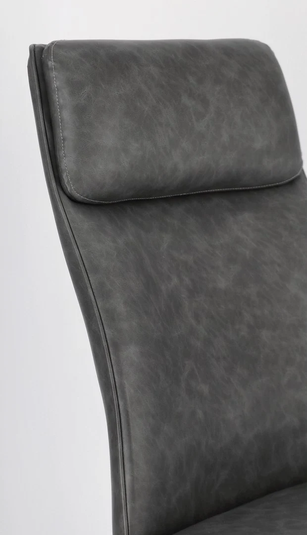 Sedia "Lawrence" con gambe in acciaio verniciato a polvere epossidica, per arredo interno 48 x 64 x h 92 cm