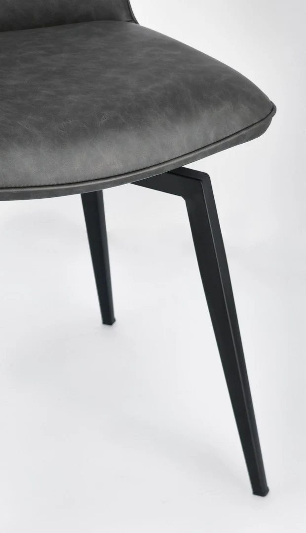 Sedia "Lawrence" con gambe in acciaio verniciato a polvere epossidica, per arredo interno 48 x 64 x h 92 cm
