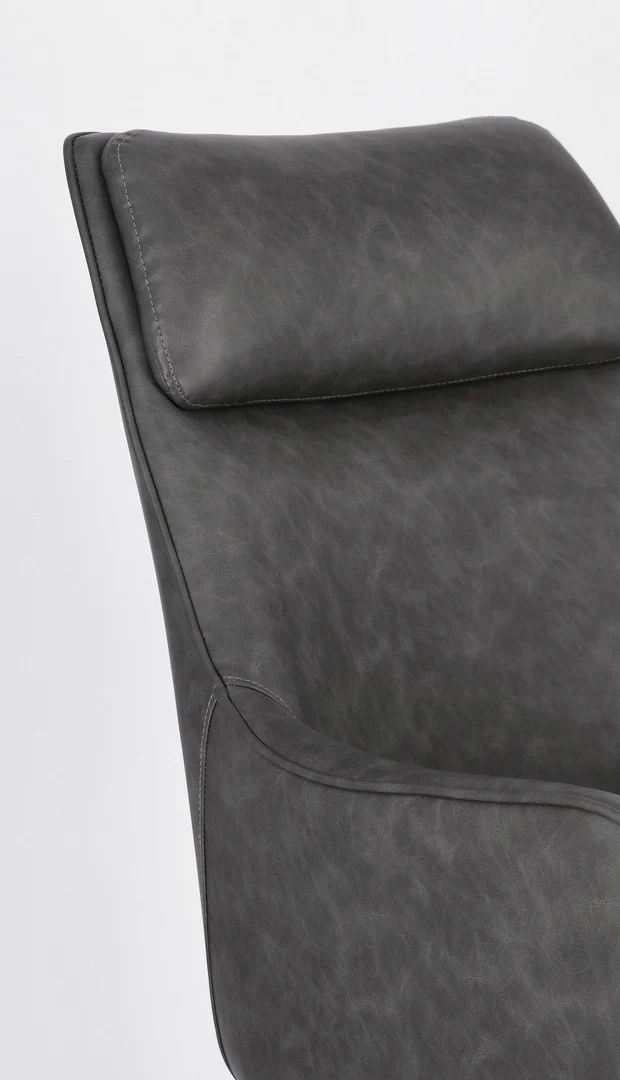 Sedia "Lawrence" con gambe in acciaio verniciato a polvere epossidica, per arredo interno 56 x 65 x h 92 cm