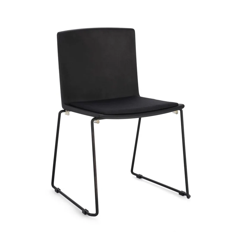 Sedia "Giulia" con seduta in plastica, per arredo interno 43,5 x 50 x h 79 cm