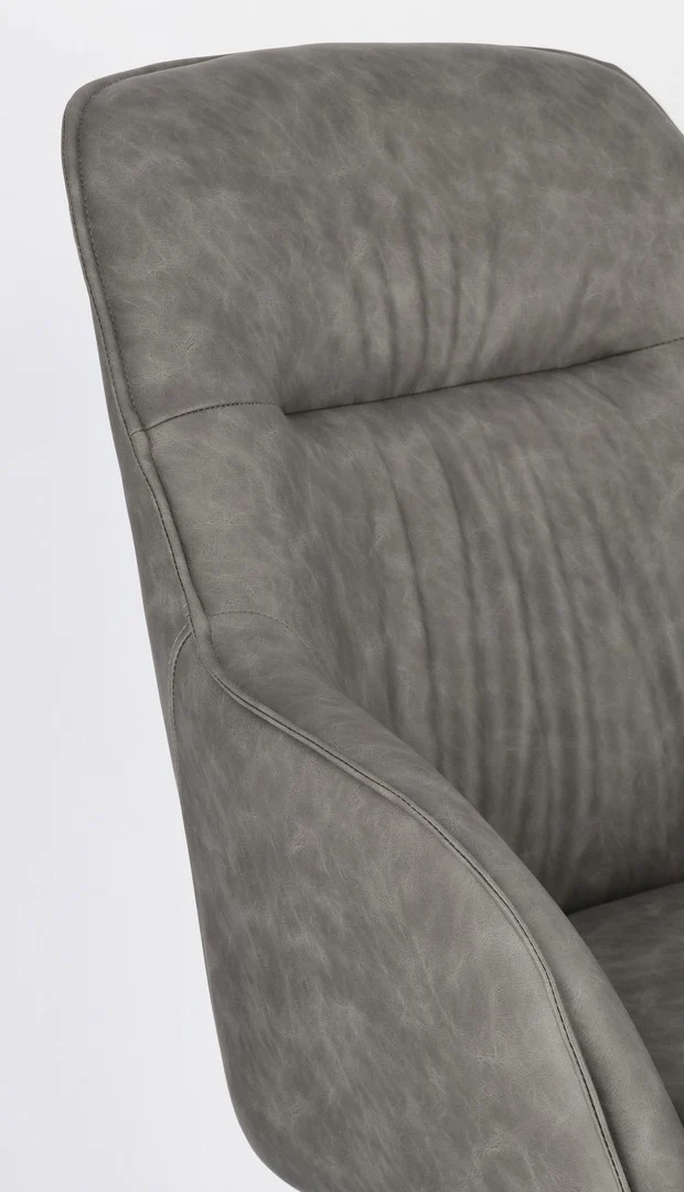 Sedia "Grant" con gambe in acciaio verniciato a polvere epossidica, per arredo interno 59 x 65 x h 86 cm