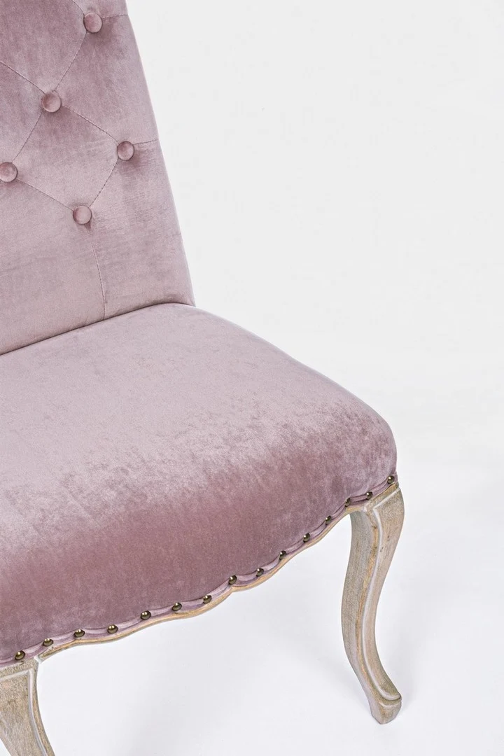 Sedia "Diva" con struttura in rubber wood, per arredo interno 51 x 53 x h 99 cm
