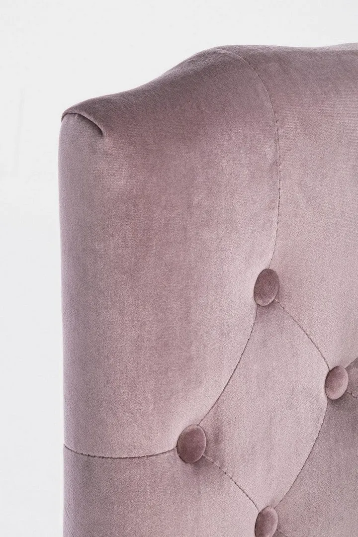 Sedia "Diva" con struttura in rubber wood, per arredo interno 51 x 53 x h 99 cm