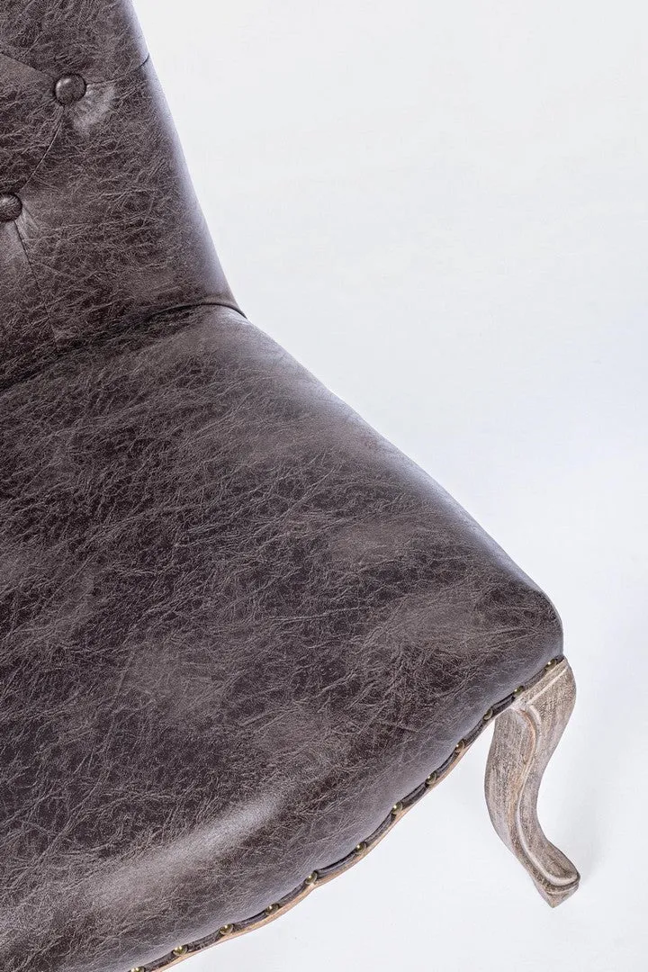 Sedia "Diva" con struttura in rubber wood, per arredo interno 51 x 53 x h 99 cm