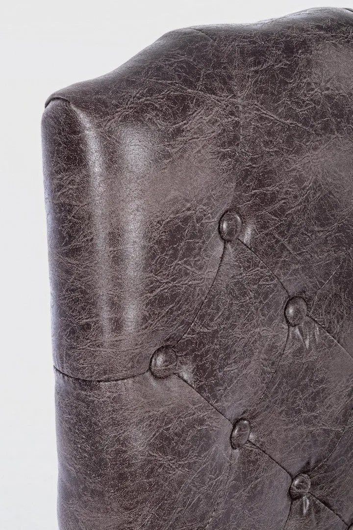 Sedia "Diva" con struttura in rubber wood, per arredo interno 51 x 53 x h 99 cm