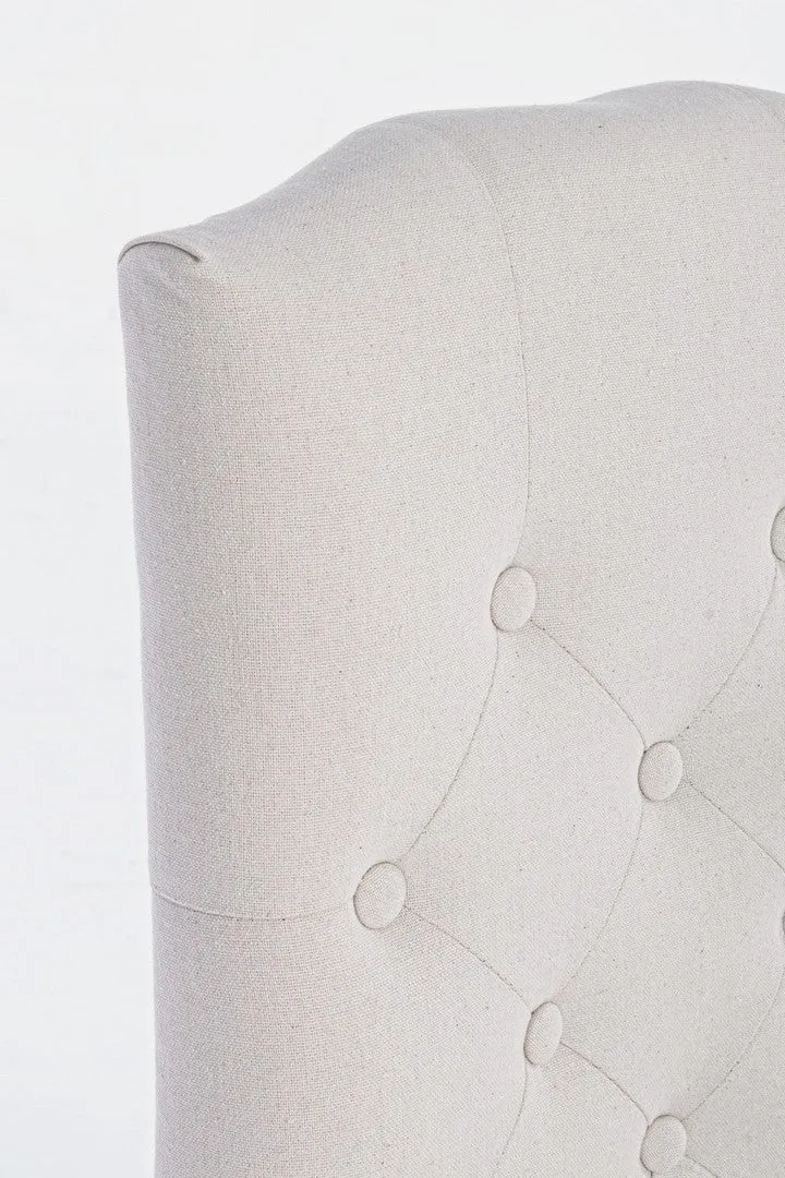 Sedia "Diva" con struttura in rubber wood, per arredo interno 51 x 53 x h 99 cm
